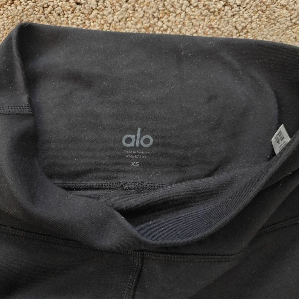 Alo Yoga‎ High-Waist Goddess Legging Black Anthracite Heather XS W5434R